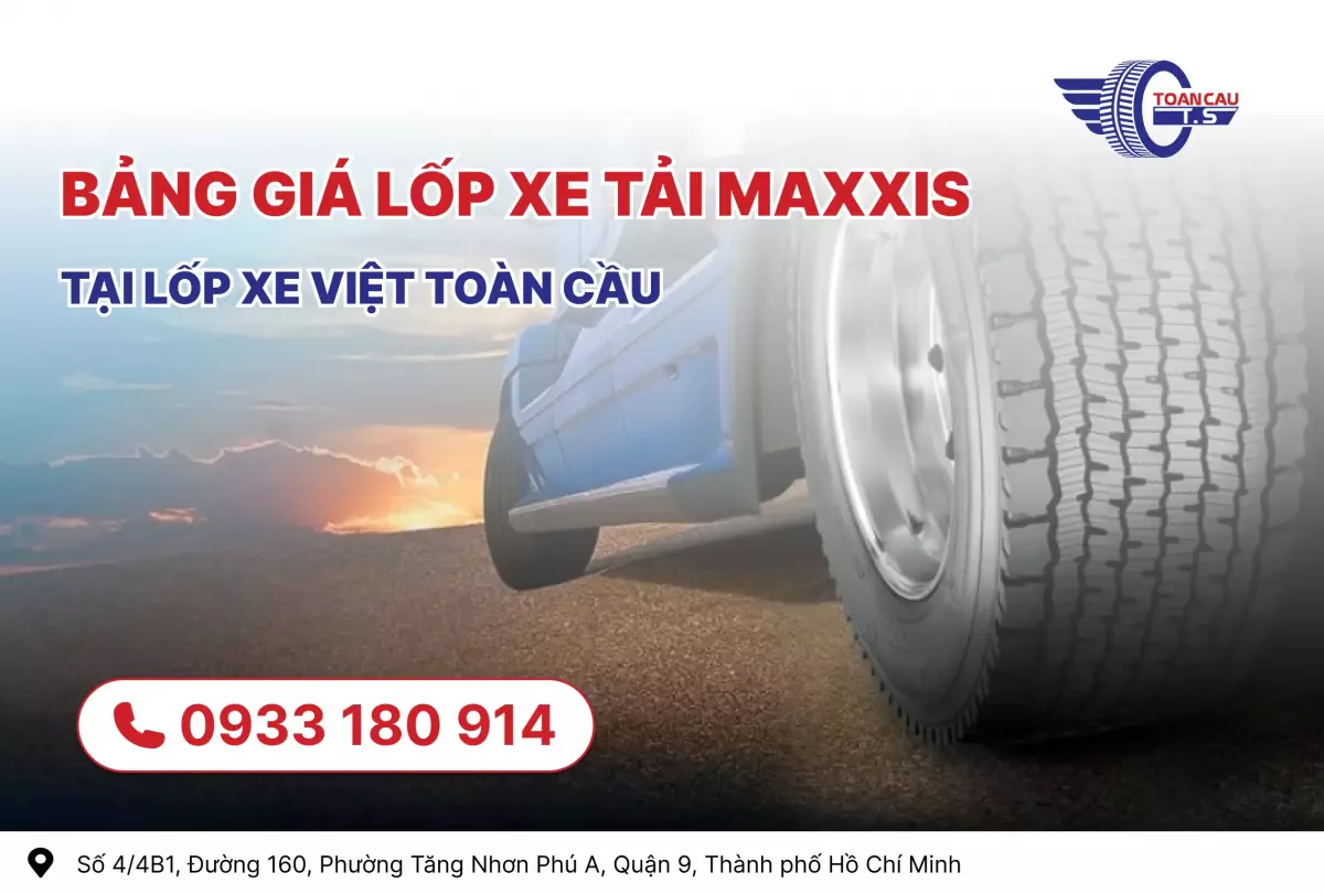 bảng giá lốp xe tải maxxis