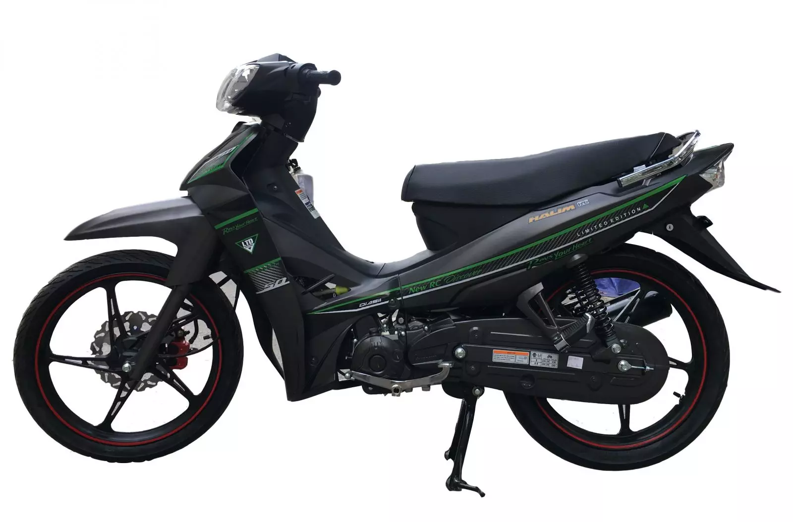 xe sirius 50cc đen nhám