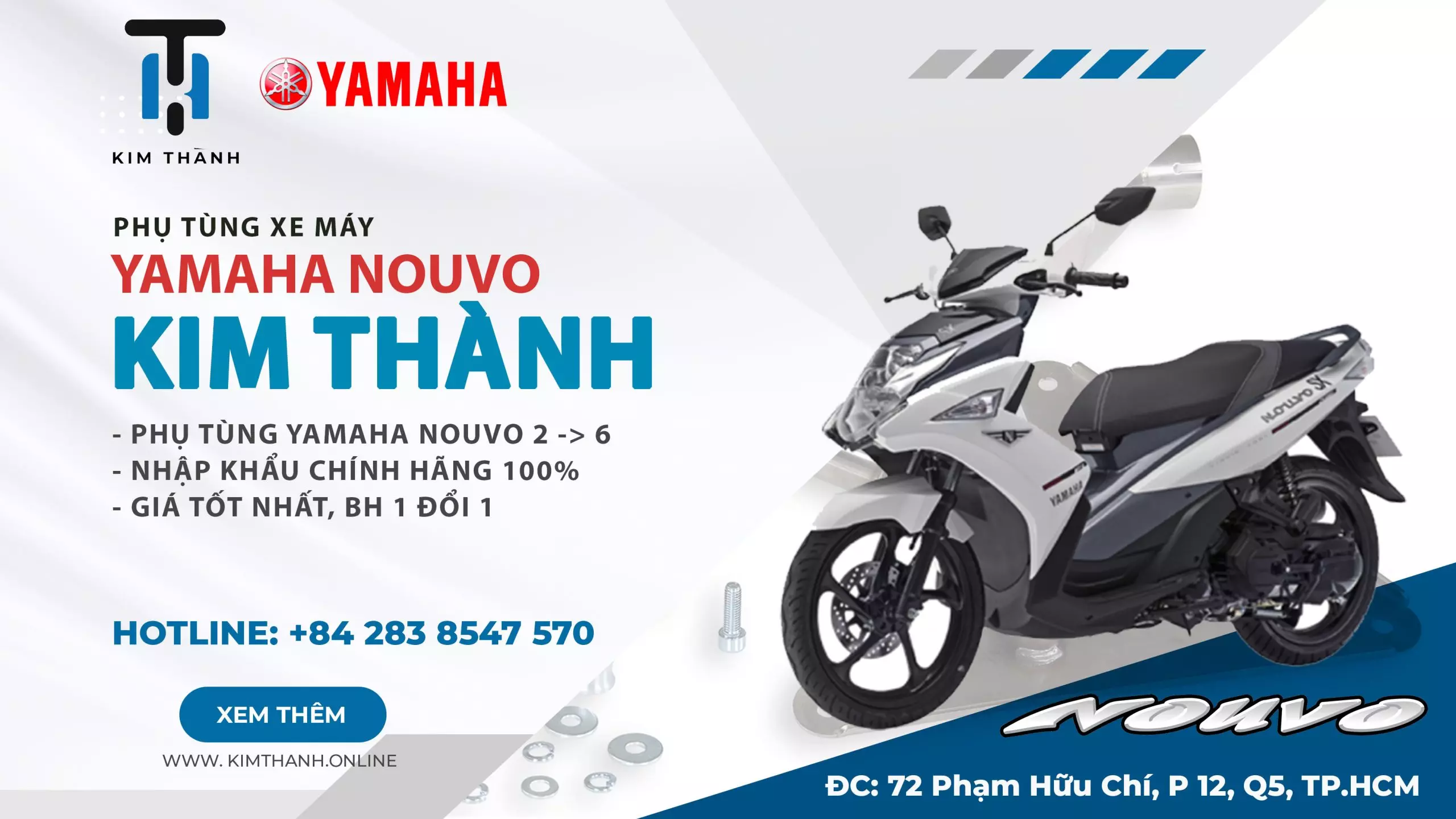 Mua phụ tùng xe Nouvo 2 giá tốt nhất 2023 tại Kim Thành Online