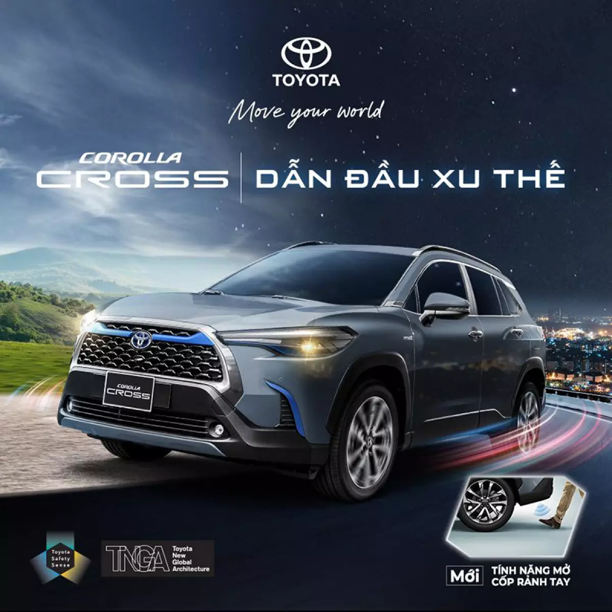 Toyota Corolla Cross 2023 vừa được giới thiệu bản nâng cấp nhẹ ở thị trường Việt Nam giúp gia tăng tiện nghi.