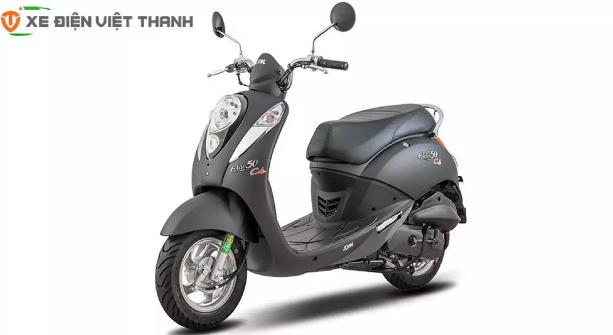 Xe ga SYM Elite 50cc Đen Nhám