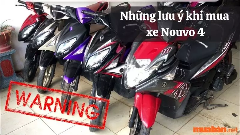 Cần lưu ý gì khi mua xe Nouvo 4 cũ?