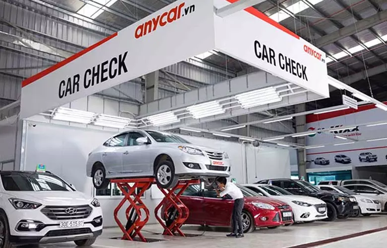 Dịch vụ kiểm tra tình trạng xe ô tô cũ tại Anycar