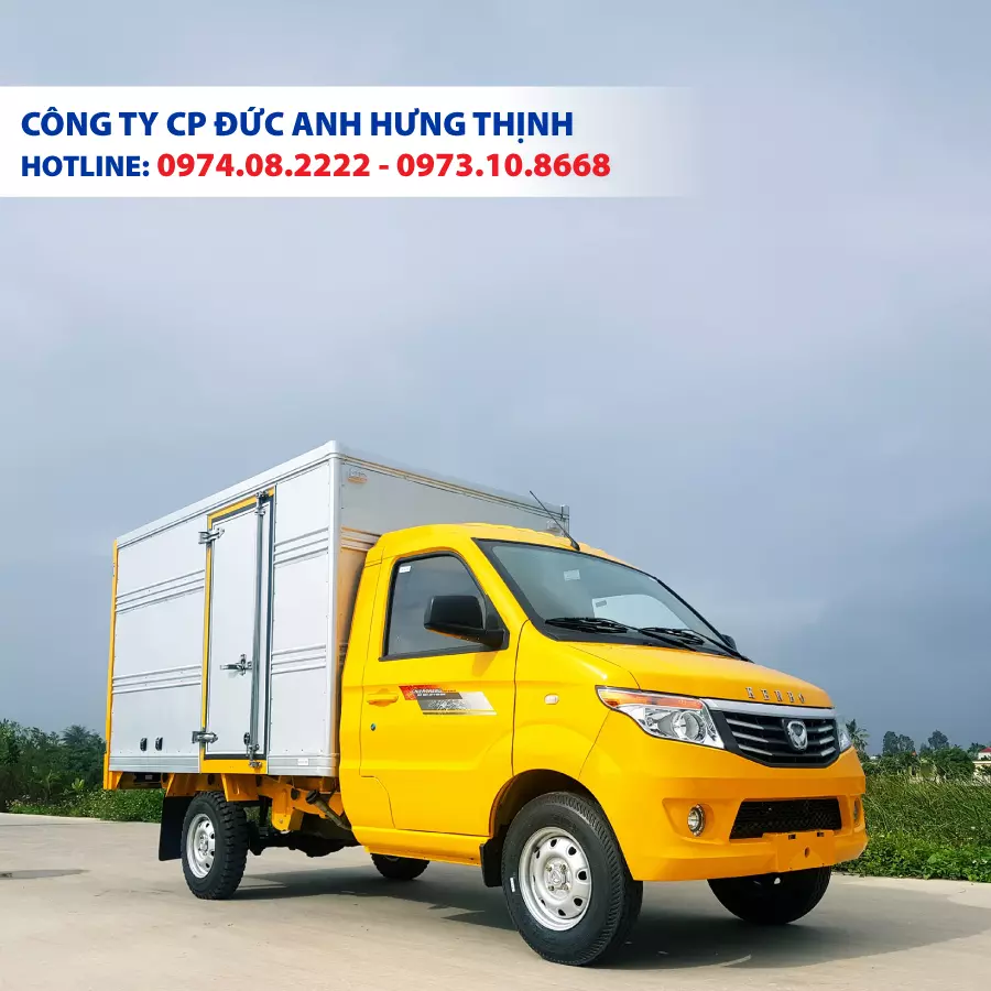 xe tải Kenbo thùng khung mui mở cánh 2 bên