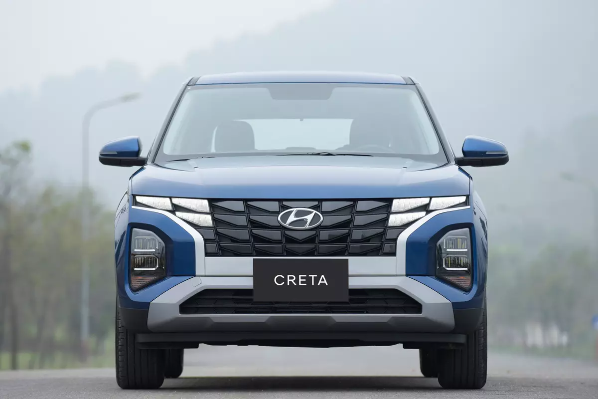 Đầu xe Hyundai Creta 2022.