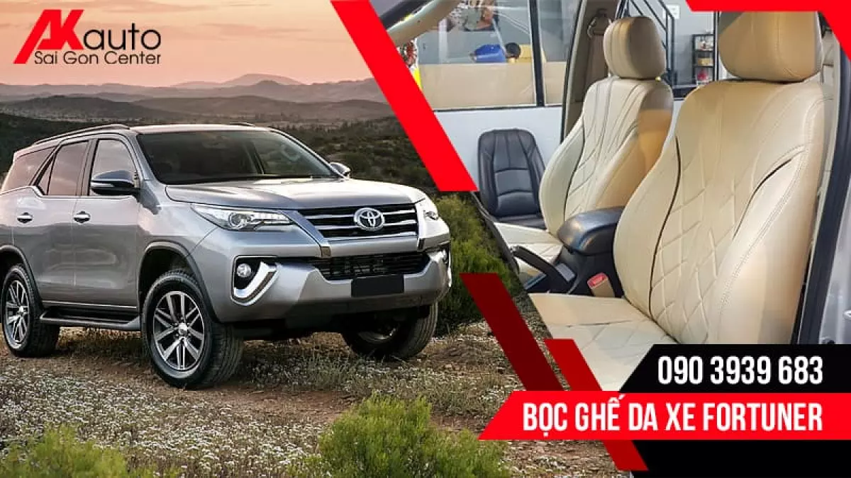 bọc ghế da ô tô fortuner hcm