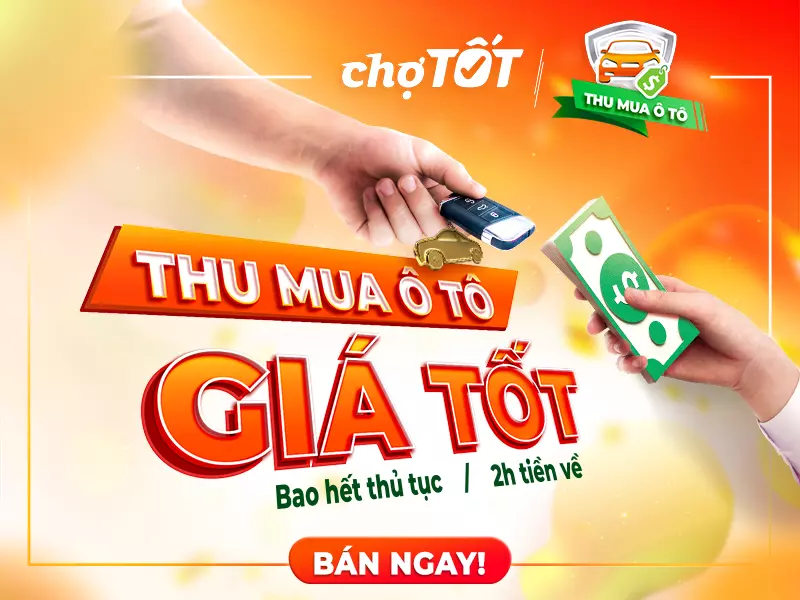 Thu mua ô tô cũ cùng Chợ Tốt