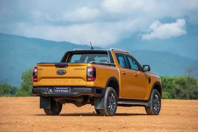 Phần đuôi xe Ford Ranger 2024