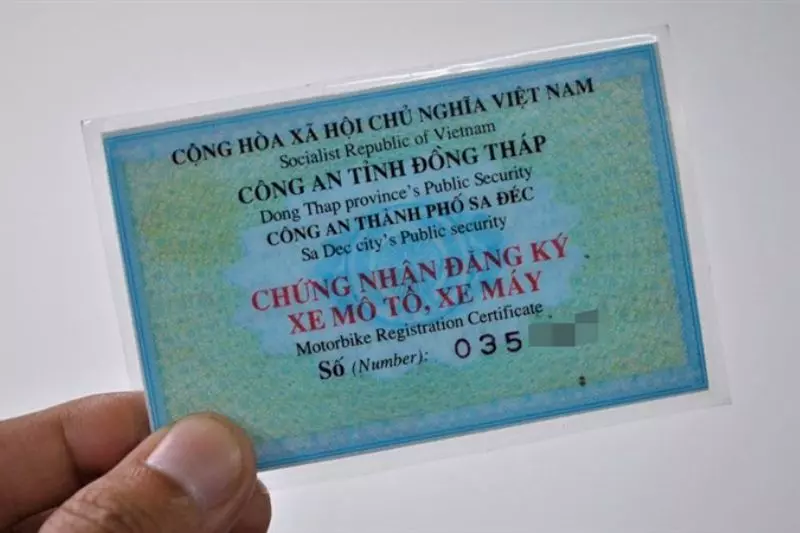 Giấy chứng nhận đăng kí xe