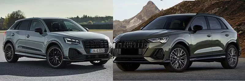 Audi Q2 và Q3 đều là dòng xe hạng sang cỡ nhỏ bán chạy trên thị trường