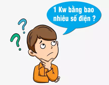 1 kW bằng bao nhiêu số điện