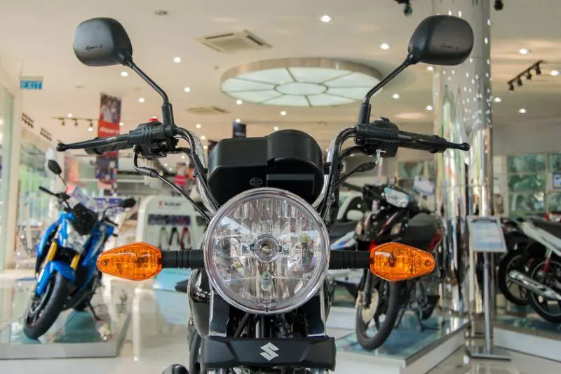 Suzuki GD110 màu Xám - Đen mờ