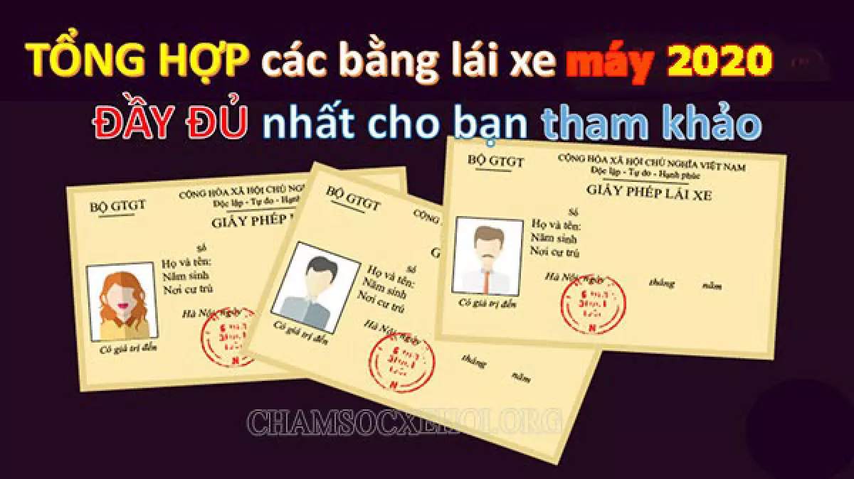 Hạng bằng lái xe máy