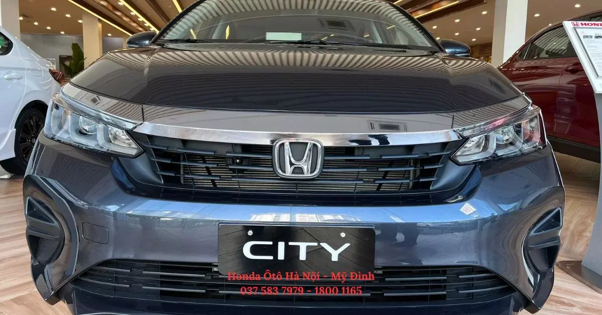 Thiết kế đầu xe Honda City bản L mang phong cách thể thao, cá tính