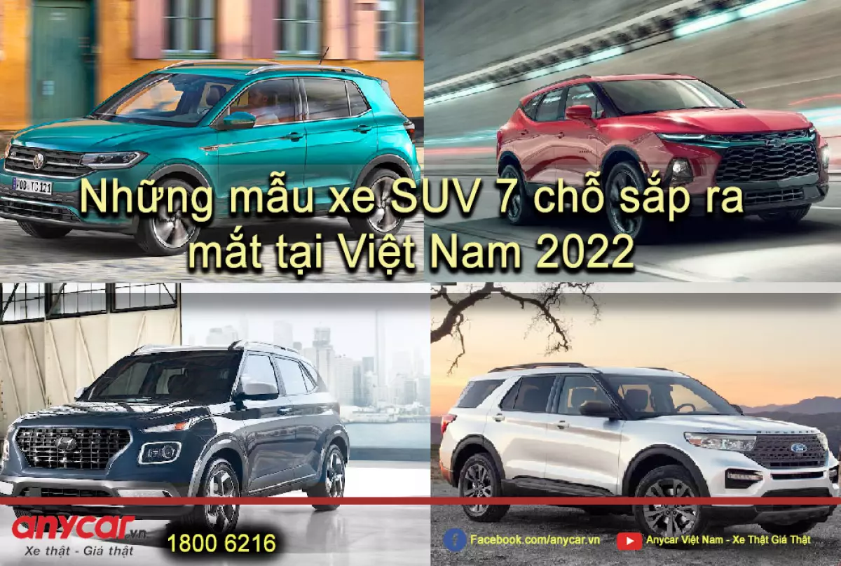 Những mẫu xe SUV 7 chỗ sẽ ra mắt tại Việt Nam 2022