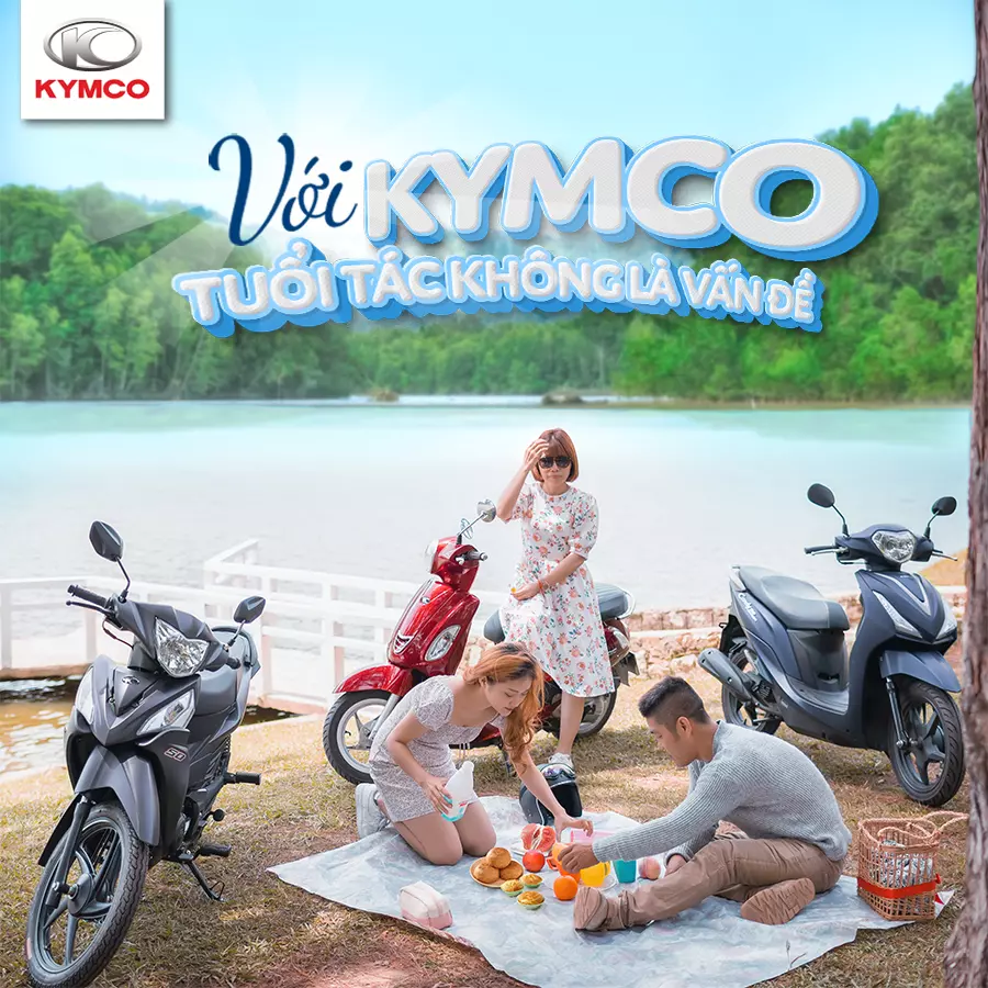Lựa chọn xe máy Kymco giúp khách hàng yên tâm hơn trong quá trình di chuyển