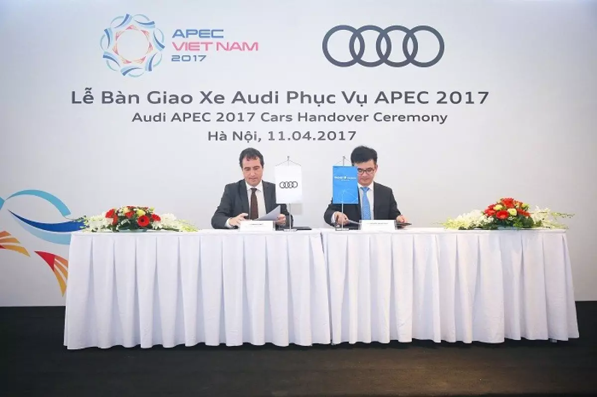 Audi Việt Nam bắt đầu bàn giao xe phục vụ APEC 2017 ảnh 1