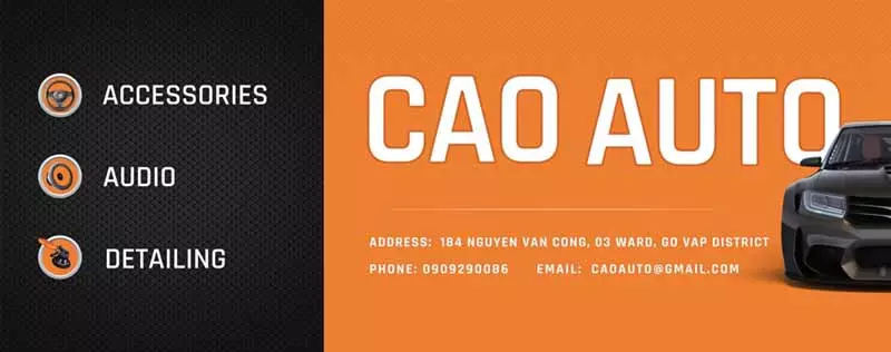 CaoAuto kinh doanh phụ kiện công nghệ xe hơi khá có tiếng ở Gò Vấp