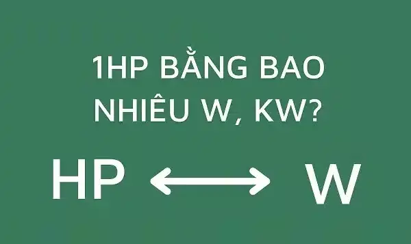 mã lực là gì, 1hp bằng bao nhiêu w