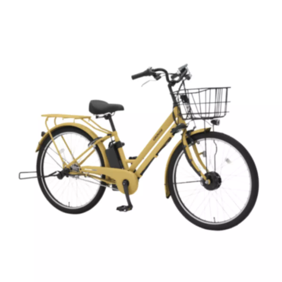 Khung xe đạp điện màu Vàng trẻ trung