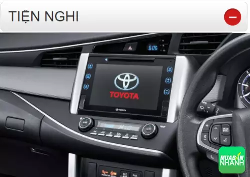 Thông số kỹ thuật trang bị tiện nghi Toyota Innova 2016