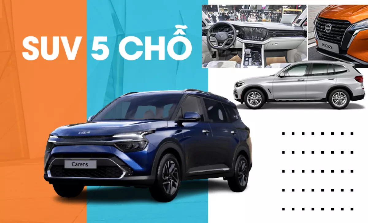 Tổng Hợp Xe SUV 5 Chỗ Đáng Mua Nhất Hiện Nay