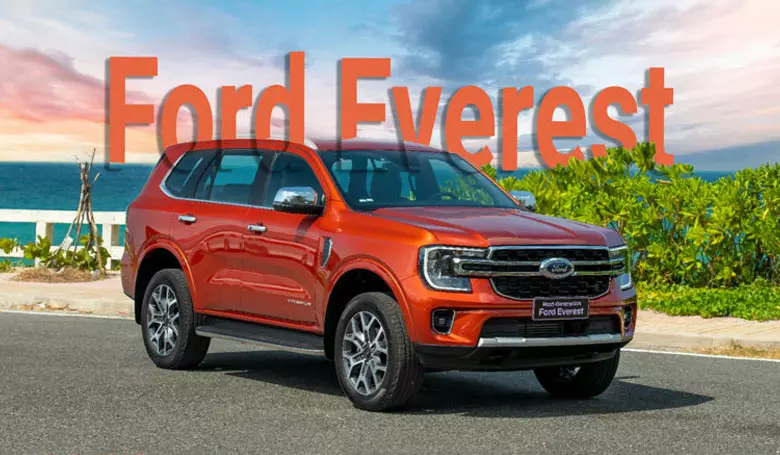 Ford Everest giá từ 1,099 tỷ đồng