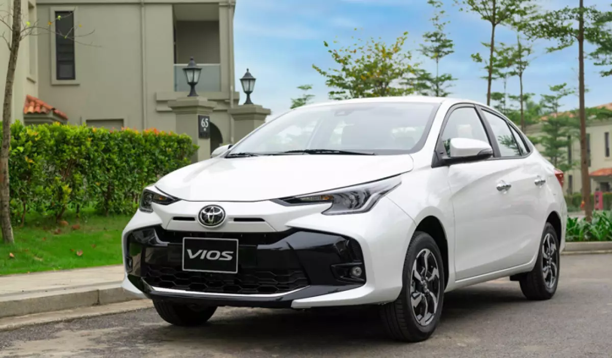 Mẫu xe quốc dân Toyota Vios với ngoại hình mới bắt mắt, trẻ trung hơn