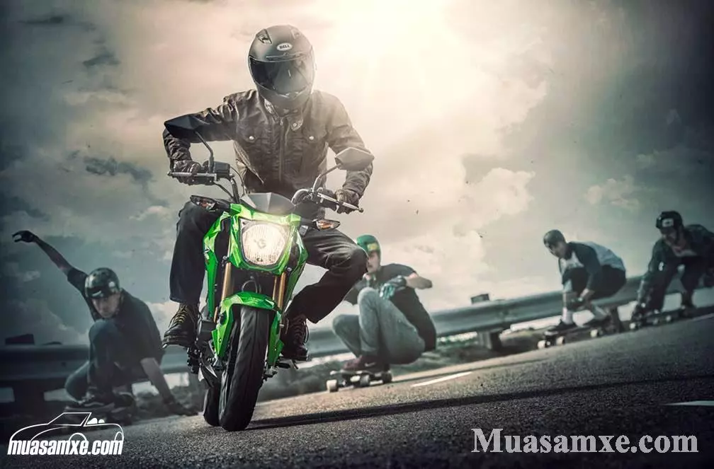 Kawasaki Z125 2017 giá bao nhiêu? Đánh giá xe Kawasaki Z125 Pro 2017