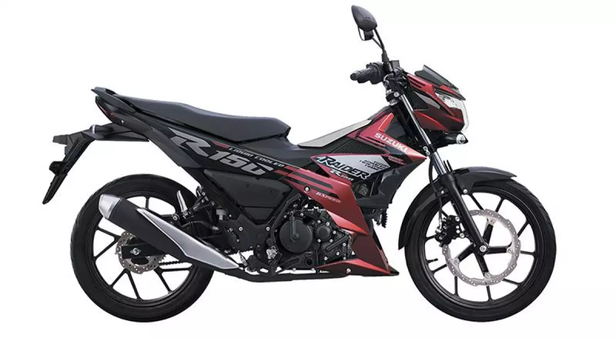 Suzuki-Raider-R150-màu-đỏ - đen