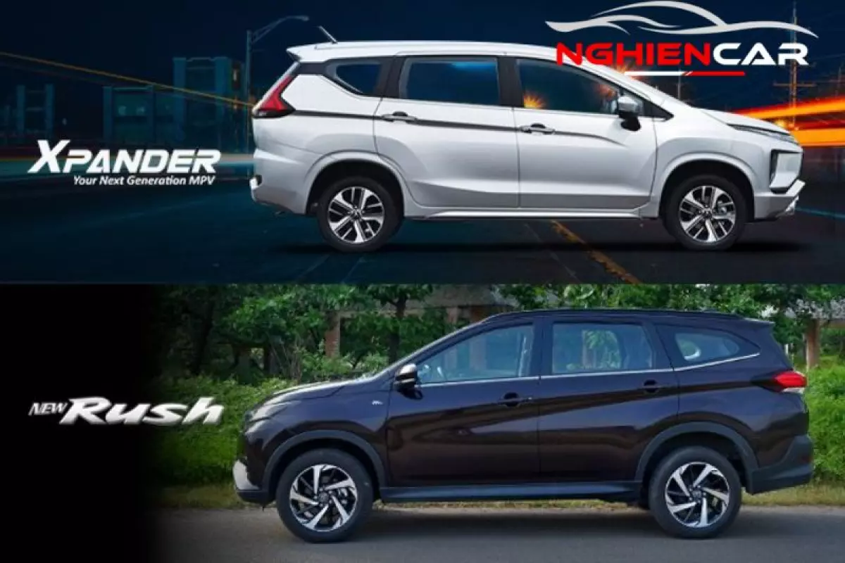 Giới thiệu chung về Mitsubishi Xpander vs Toyota Rush