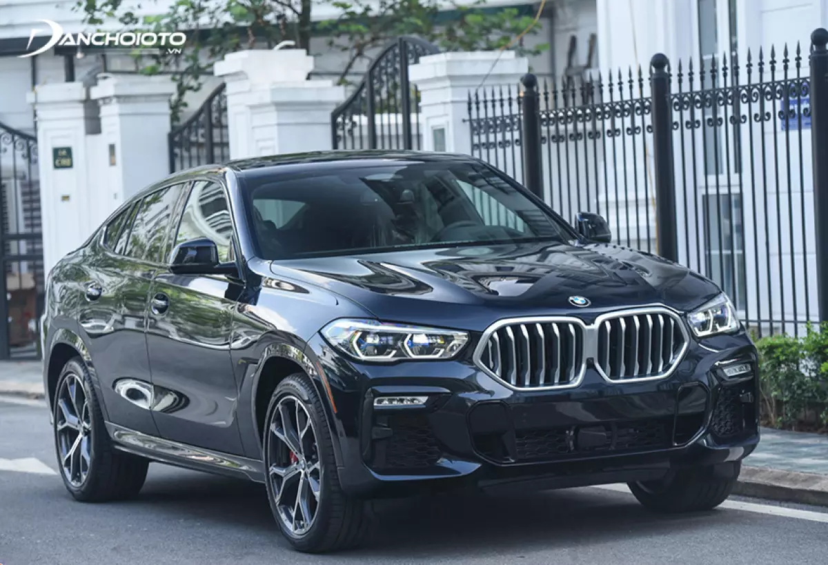 BMW X6 2024 sở hữu ngoại hình thể thao, mạnh mẽ