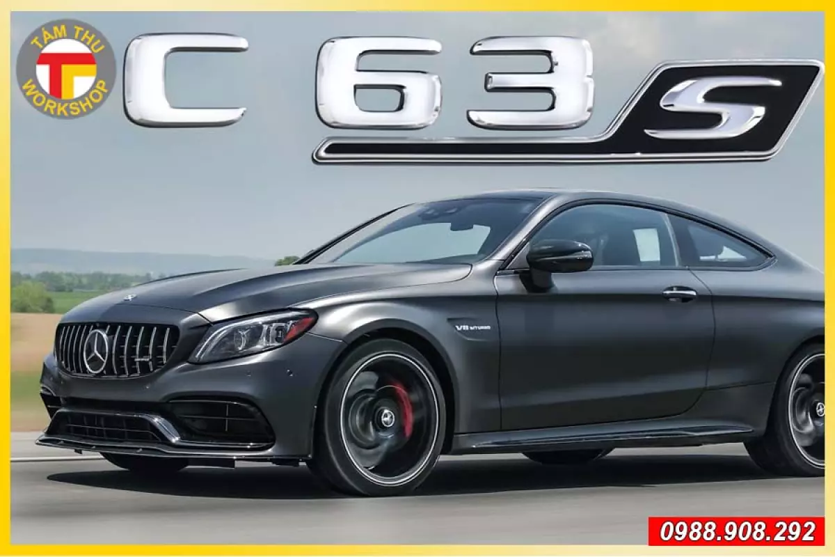 độ xe Mercedes C Class lên C63s 1