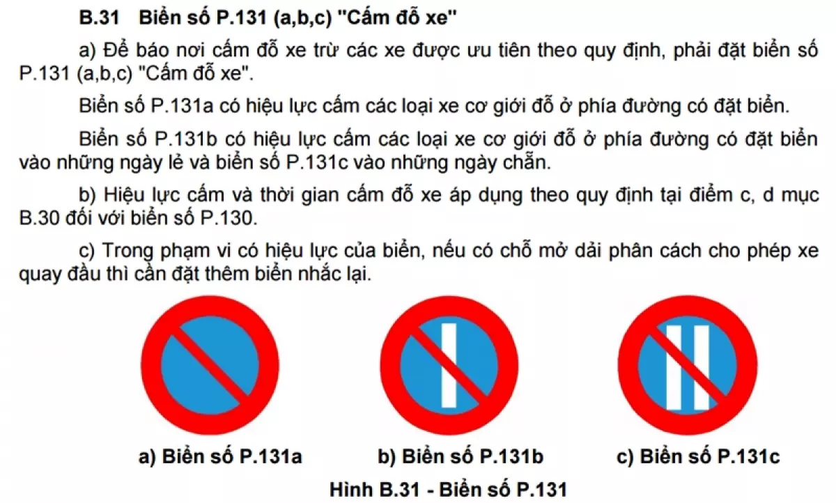 Dừng xe nơi có biển cấm đỗ Nghị định 100