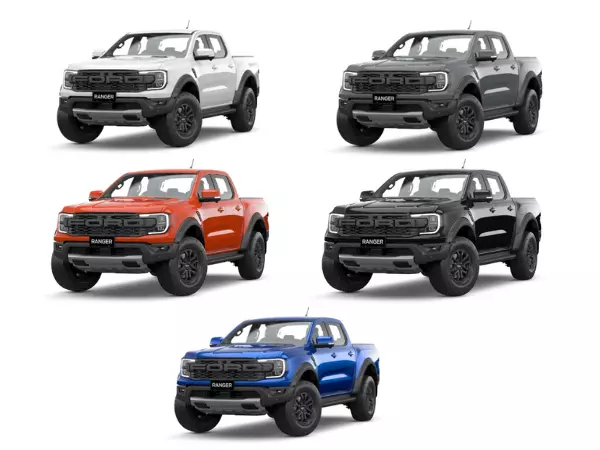 Có 5 màu sắc Ford Ranger Raptor khách hàng lựa chọn | Hotline: 0901.642.882