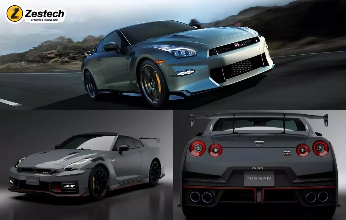 Thiết kế ngoại thất của Nissan GTR R35 vô cùng nổi bật và có kích thước rất lớn