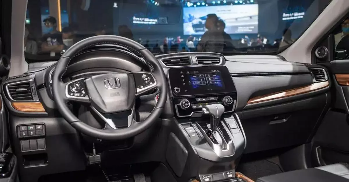 Hàng ghế Honda CR-V 2022 hiện đại, trẻ trung.