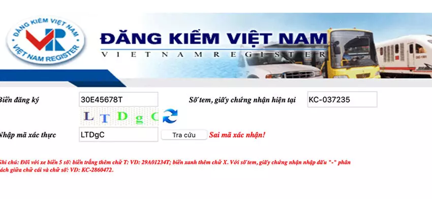 Nếu kiểm định lại cùng ngày với lần kiểm định đầu tiên sẽ được miễn phí đối với kiểm định lại lần 1 và 2