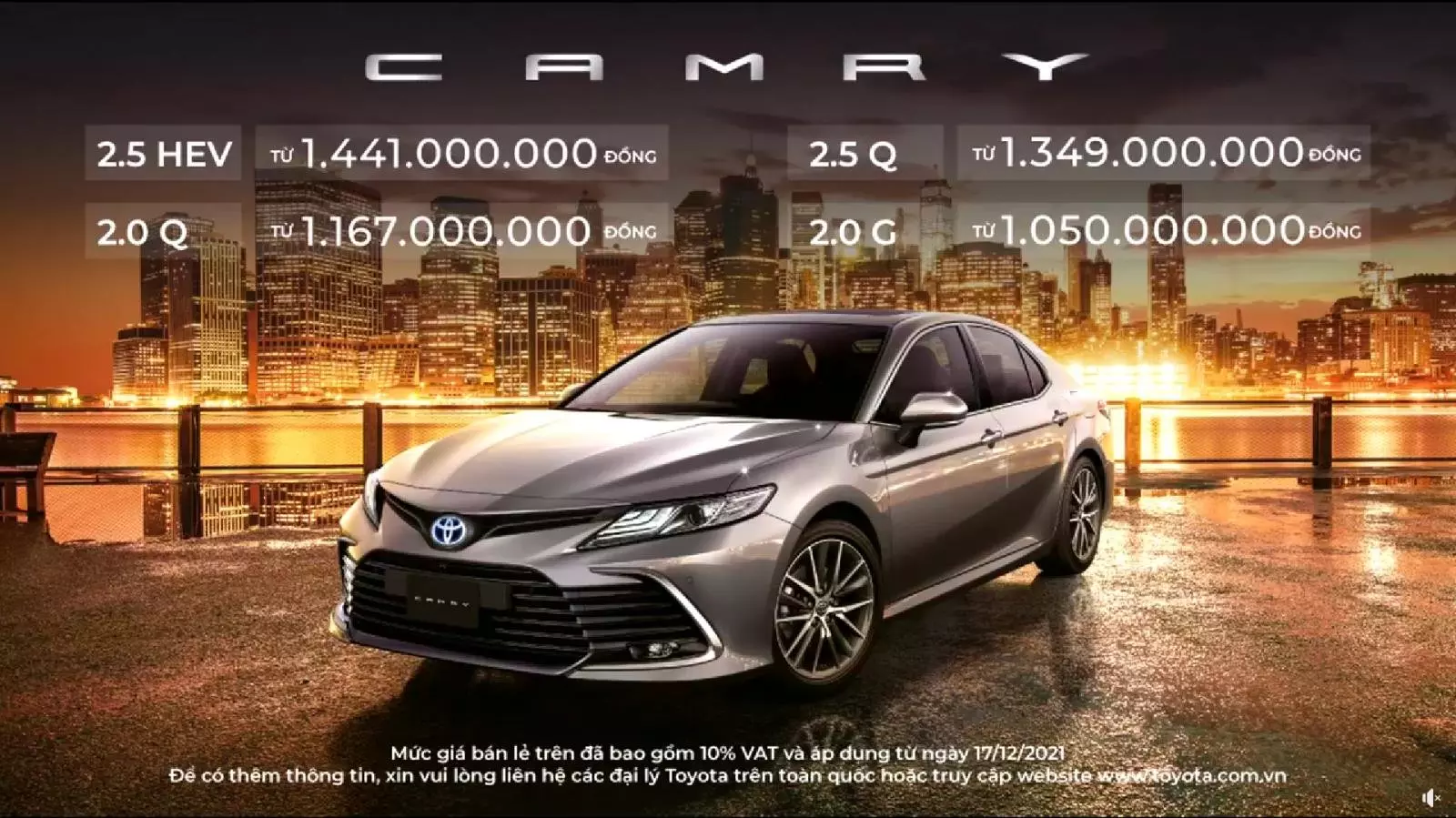 Thông số kỹ thuật Toyota Camry 2022: Trang bị an toàn.