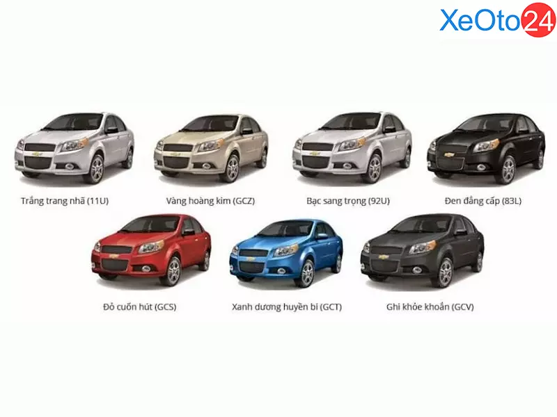 Khoang lái xe Chevrolet Aveo 2022