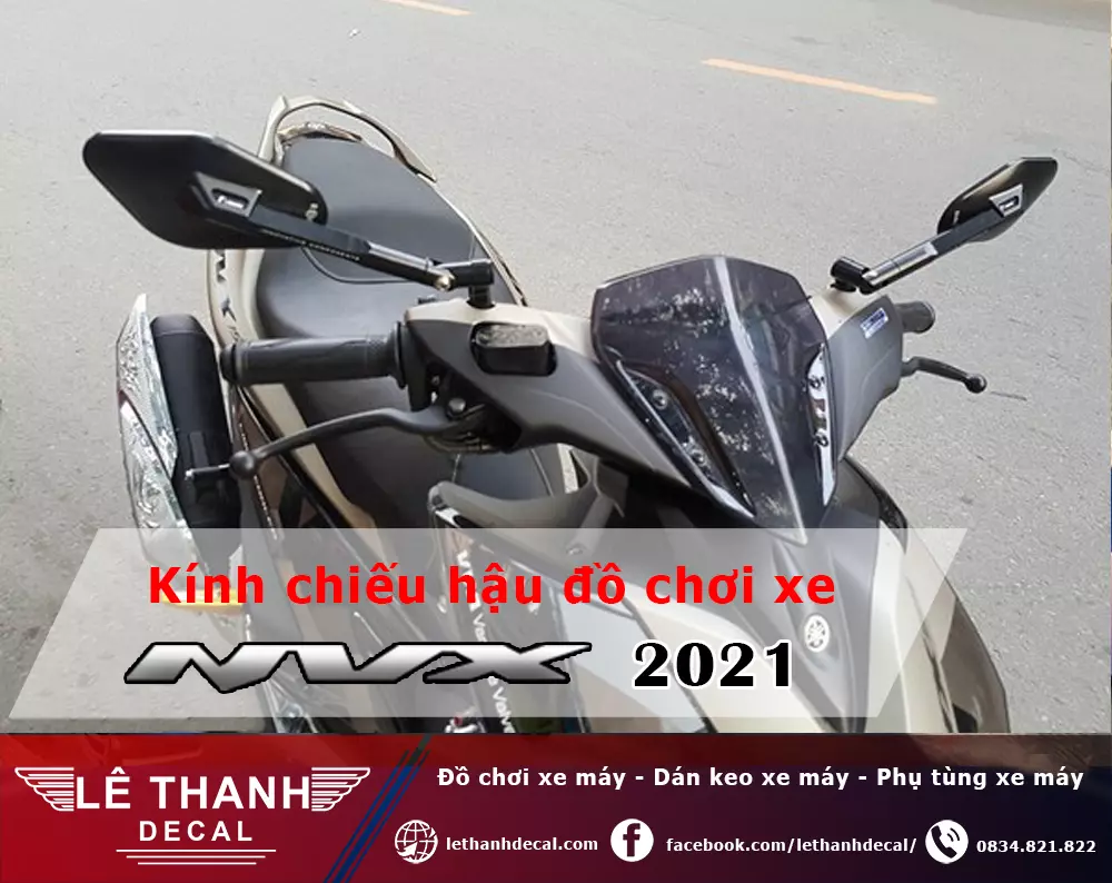 Kính chiếu hậu - món đồ chơi xe máy NVX cực hot