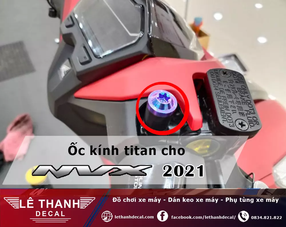 Ốc kính titan cho NVX