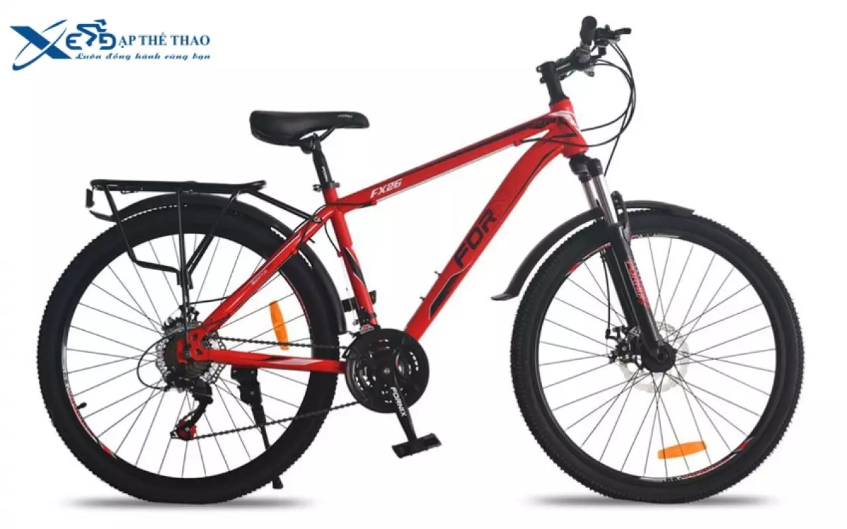 Xe đạp địa hình MTB Fornix FX26 màu đỏ