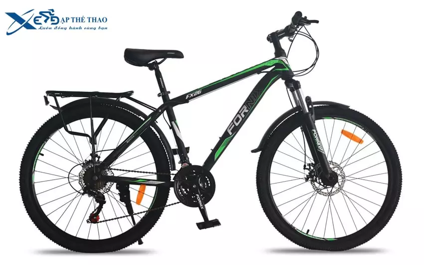 Xe đạp địa hình MTB Fornix FX26 màu đen xanh dương