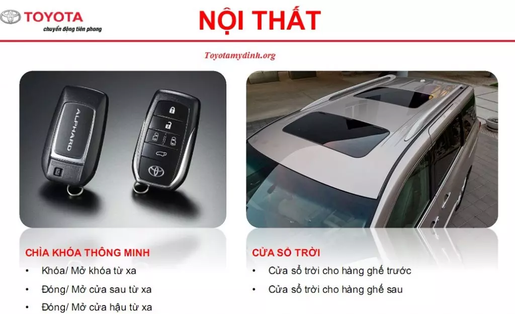 Nội thất sang trọng của Alphard 2018