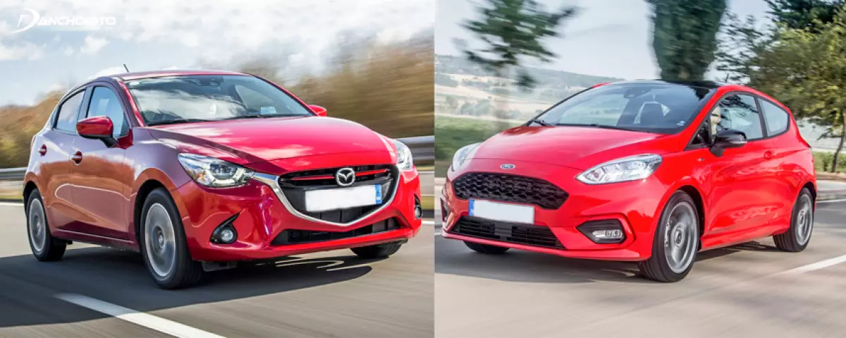 Ford Fiesta 2018 và Mazda 2 2018