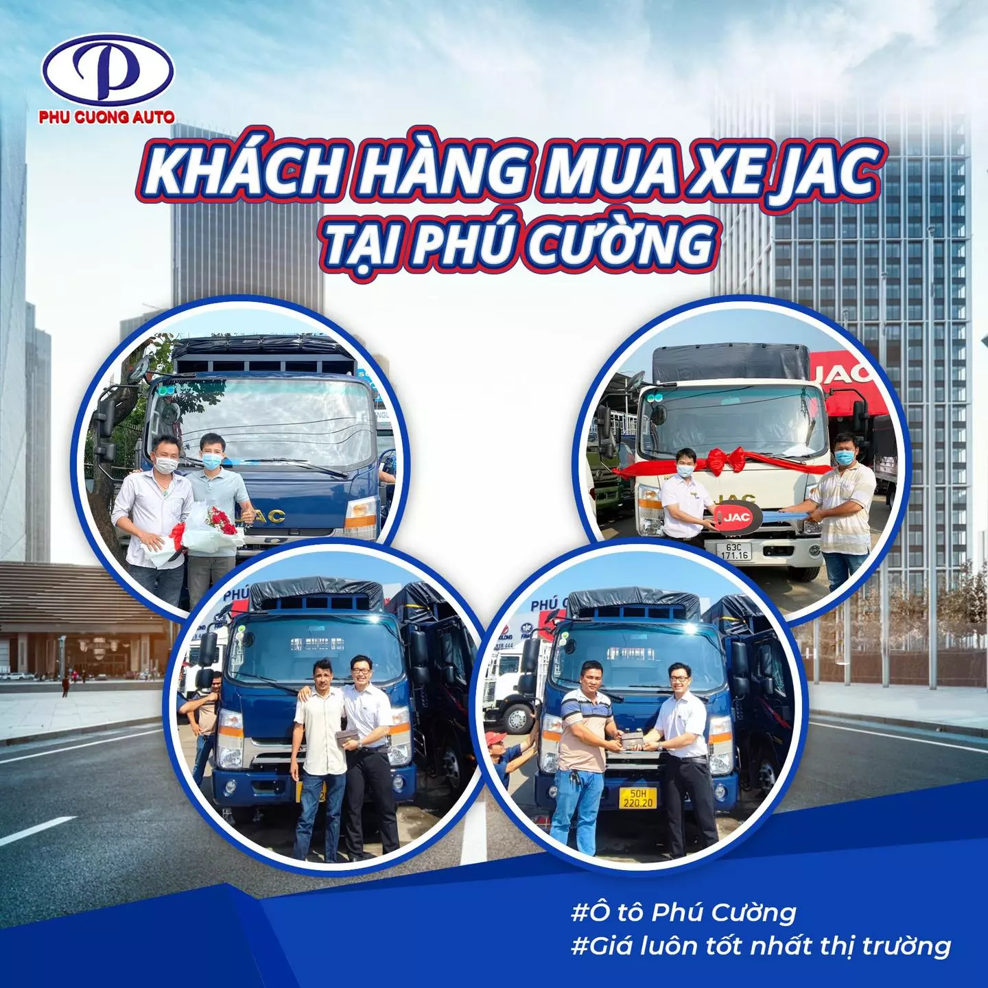 Hình ảnh khách hàng mua xe tại Ô tô Phú Cường