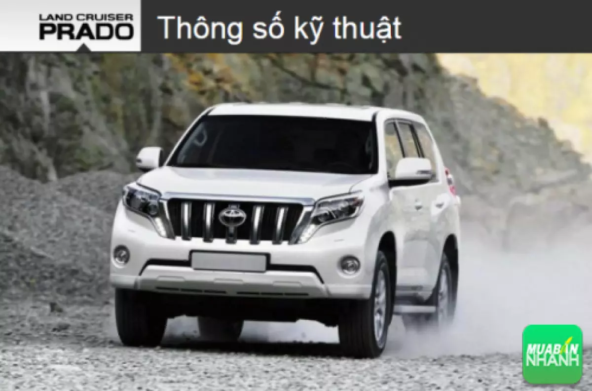 Đánh giá thông số kỹ thuật xe Toyota Land Cruiser Prado 2016