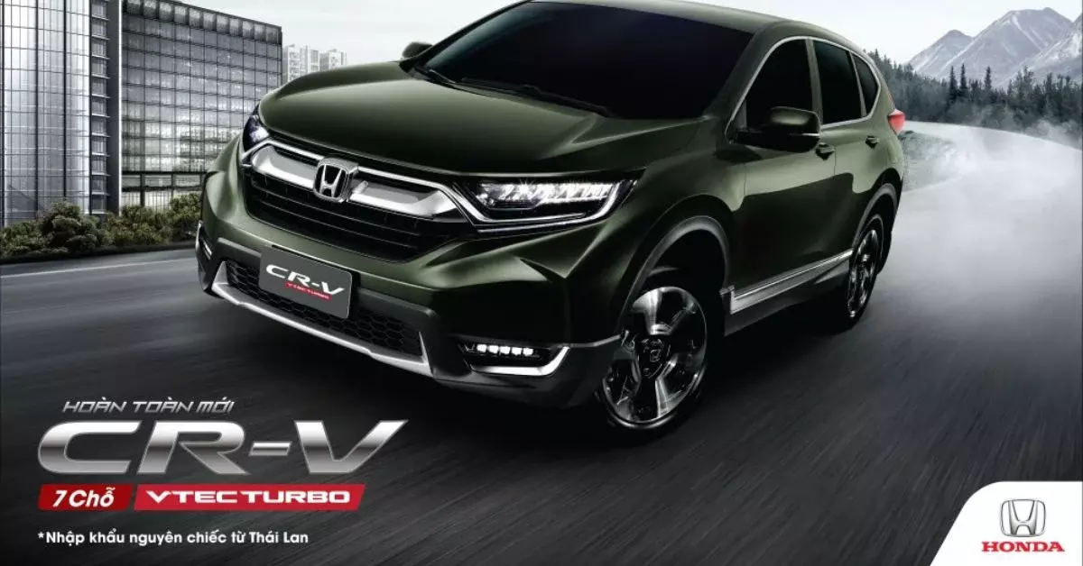 CRV 2019 nhập khẩu từ Thái Lan là đối thủ rất đáng gờm trên phân khúc xe SUV hạng C