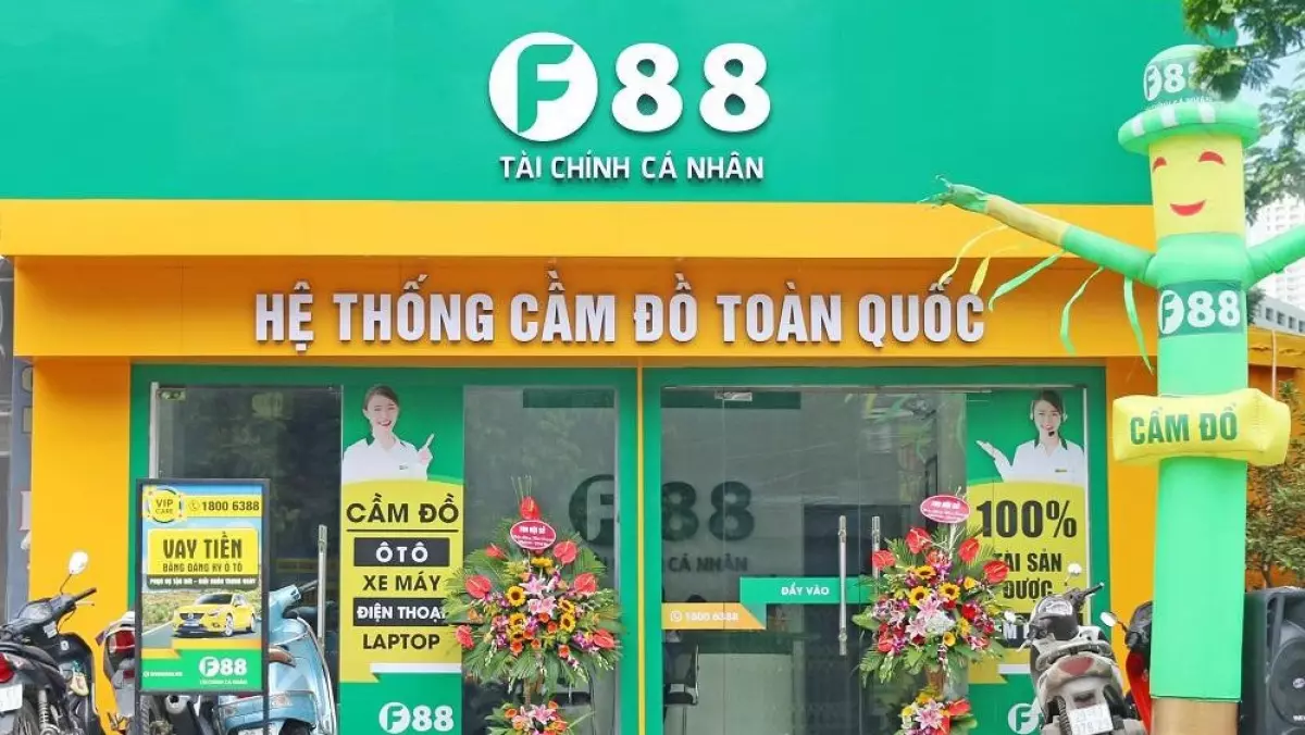 Cầm đồ, vay tiền tại F88